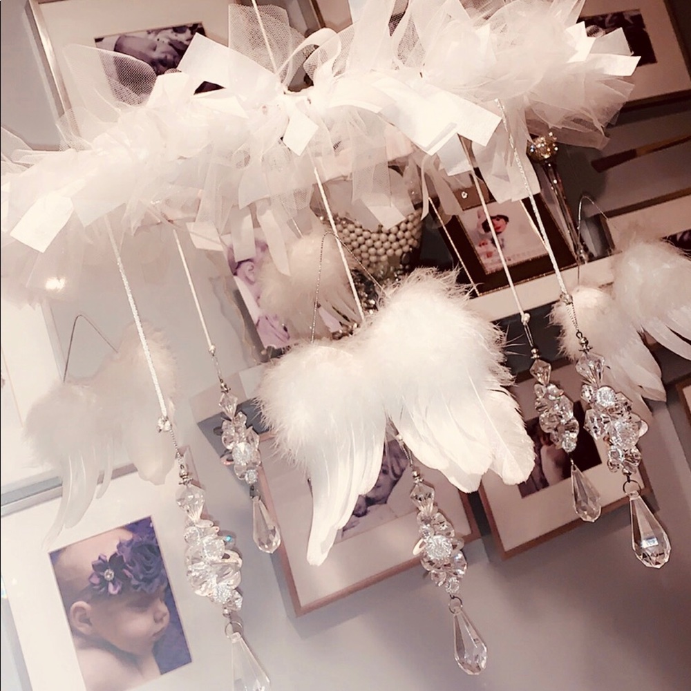 Shabby Chic Baby Mobile~~ 💕🧸💕